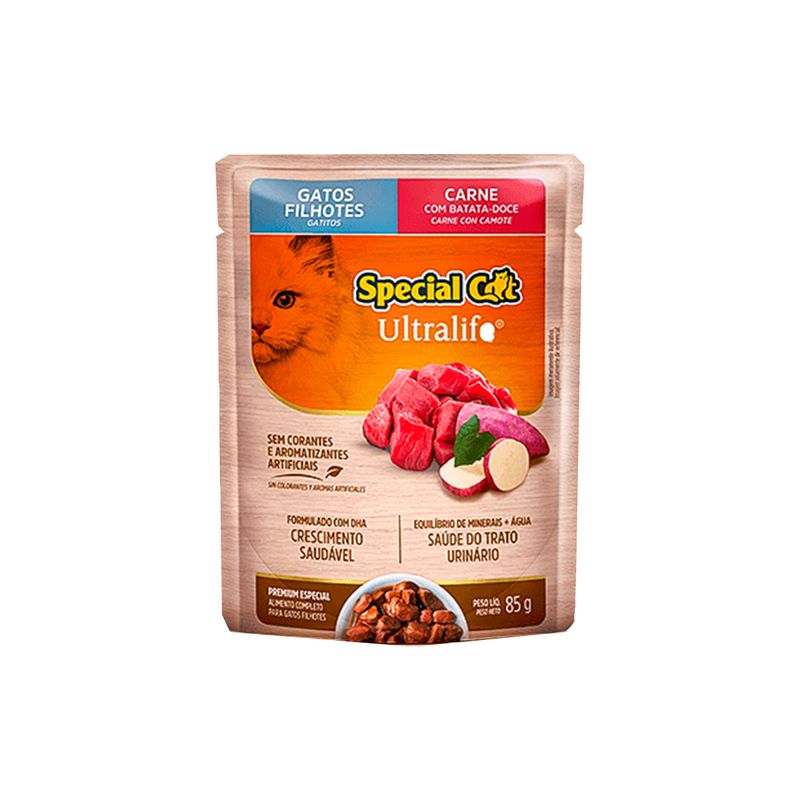 Foto-do-produto-Racao-Special-Cat-Sache-Gatos-Filhotes-Carne-85g-no-pet-shop-online-da-Tudo-de-Bicho