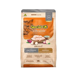 Ração Special Cat Ultralife Castrados Frango