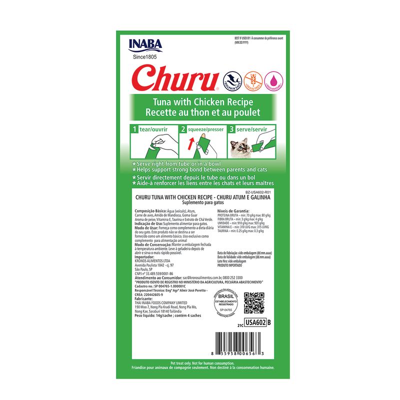 Foto-do-produto-Pure-Churu-Petisco-Cremoso-para-Gatos-Atum-e-Galinha-56g-no-pet-shop-online-da-Tudo-de-Bicho