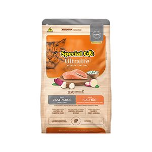 Ração Special Cat Ultralife Castrados Salmão