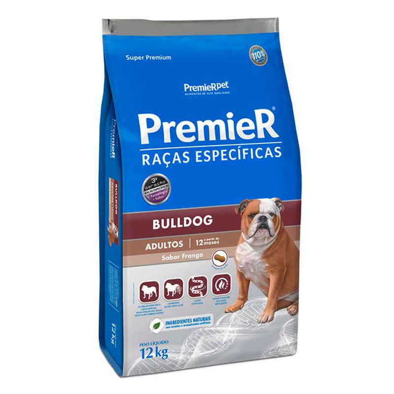 Foto-do-produto-Racao-Premier-Racas-Especificas-Bulldog-Caes-Adultos-Frango-12kg-no-pet-shop-online-da-Tudo-de-Bicho