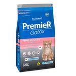Foto-do-produto-Racao-Premier-Gatos-Filhotes-Pelos-Longos-Ambientes-Internos-Salmao-500g-no-petshop-online-da-Tudo-de-Bicho