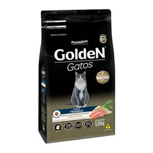 Ração Premier Golden Gatos Castrados Sênior +10 Anos Frango