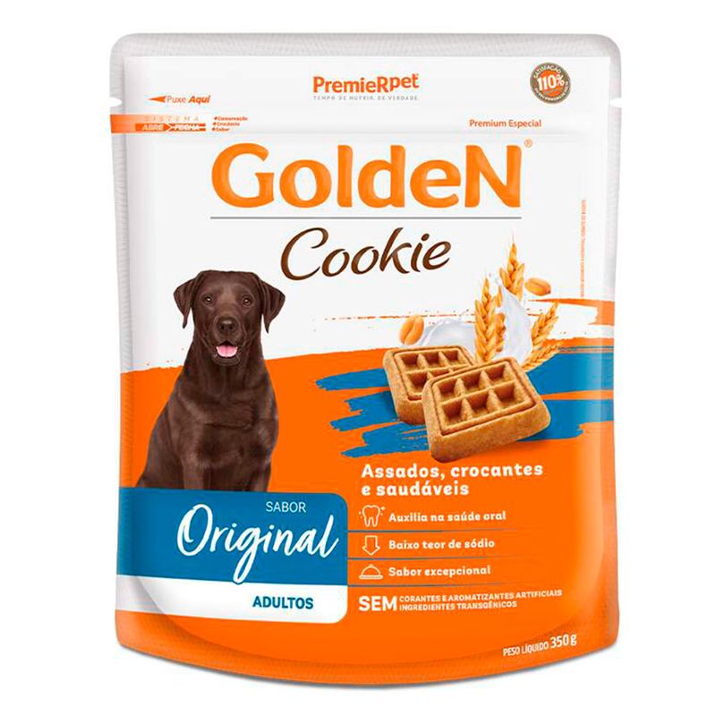 Foto-do-produto-Biscoito-Premier-Golden-Cookies-Caes-Adultos-350g-no-petshop-online-da-Tudo-de-Bicho