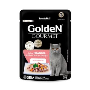 Ração Úmida Premier Golden Gourmet Gatos Adultos Frango Sachês