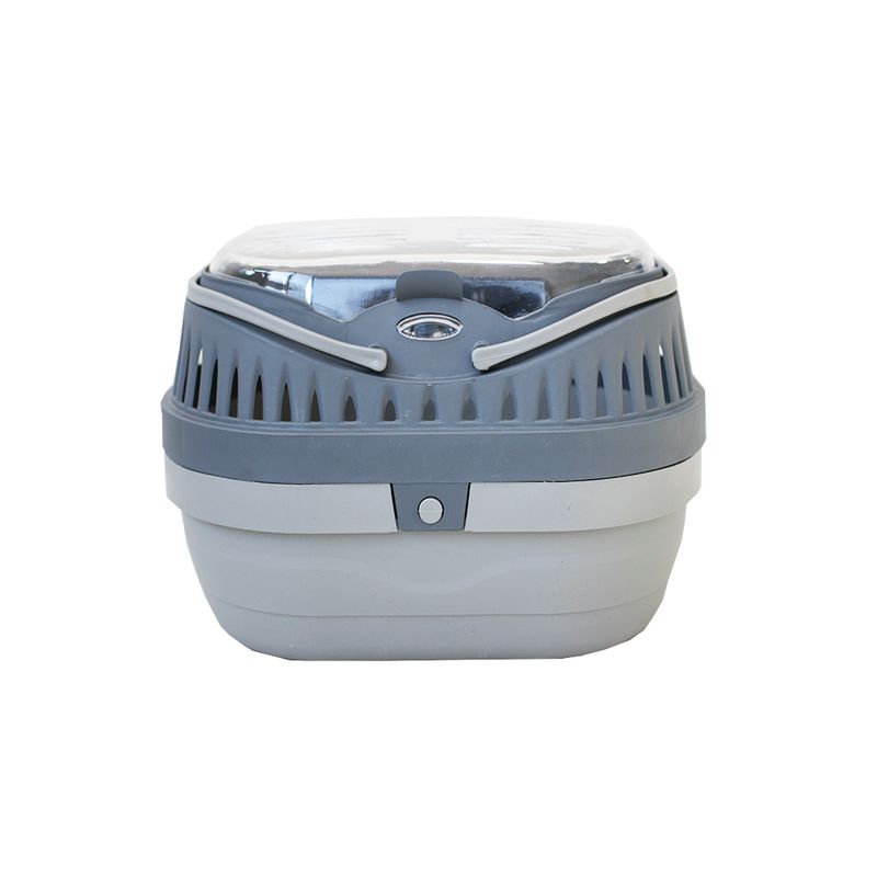 Foto-do-produto-Caixa-De-Transporte-Mini-Gulliver-Para-Hamster-Cinza-Pequena-Chalesco-no-petshop-online-da-Tudo-de-Bicho