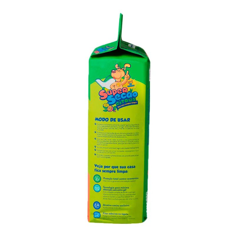 Foto-do-produto-Tapete-Higienico-Caes-Petix-Super-Secao-Citrus-30-unidades-no-petshop-online-da-Tudo-de-Bicho