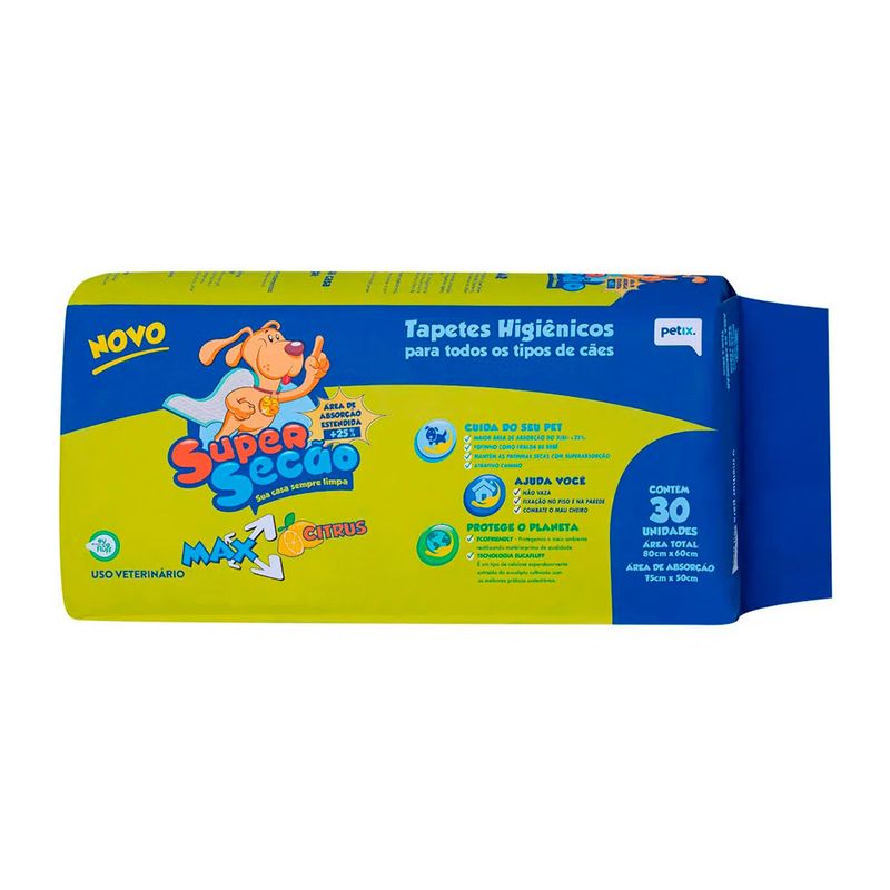 Foto-do-produto-Tapete-Higienico-Petix-Super-Secao-Max-Citrus-Caes-30-Unidades-no-petshop-online-da-Tudo-de-Bicho