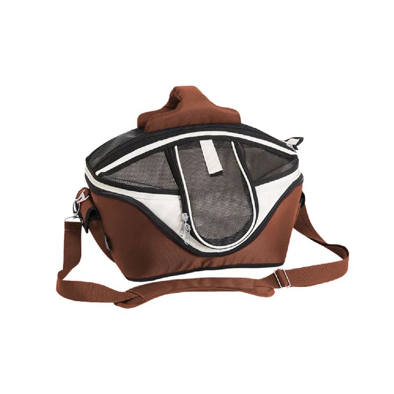 Foto-do-produto-Bolsa-de-Transporte-Saks-Caes-e-Gatos-6-em-1-em-Poliester-Marrom--no-petshop-online-da-Tudo-de-Bicho