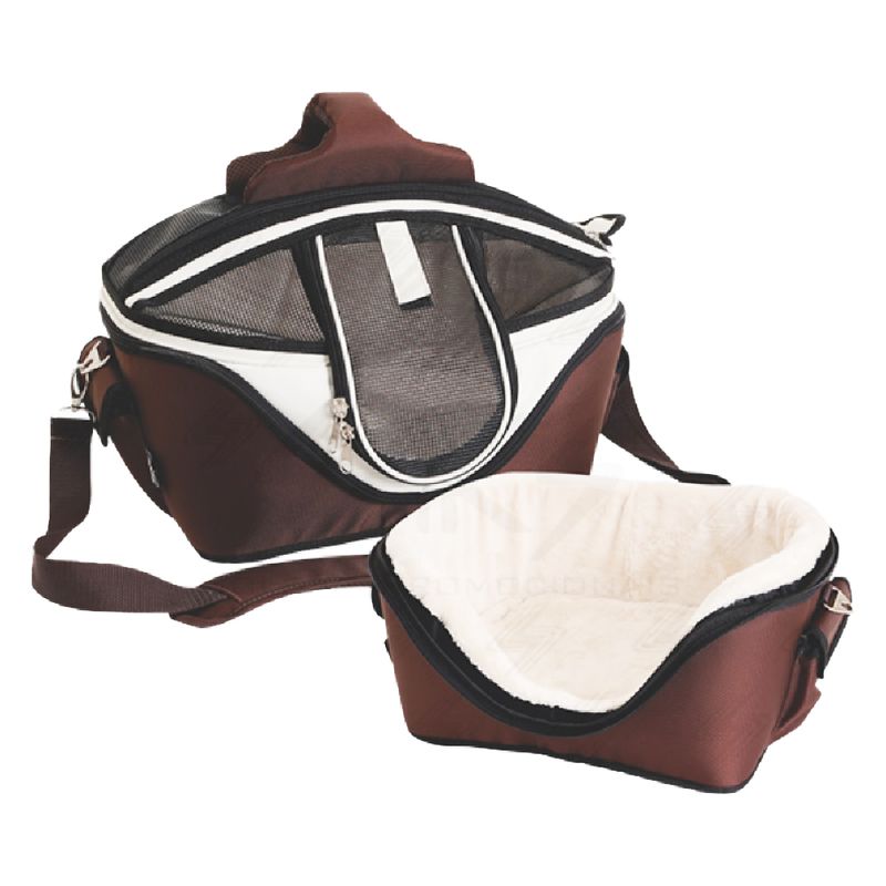 Foto-do-produto-Bolsa-de-Transporte-Saks-Caes-e-Gatos-6-em-1-em-Poliester-Marrom--no-petshop-online-da-Tudo-de-Bicho