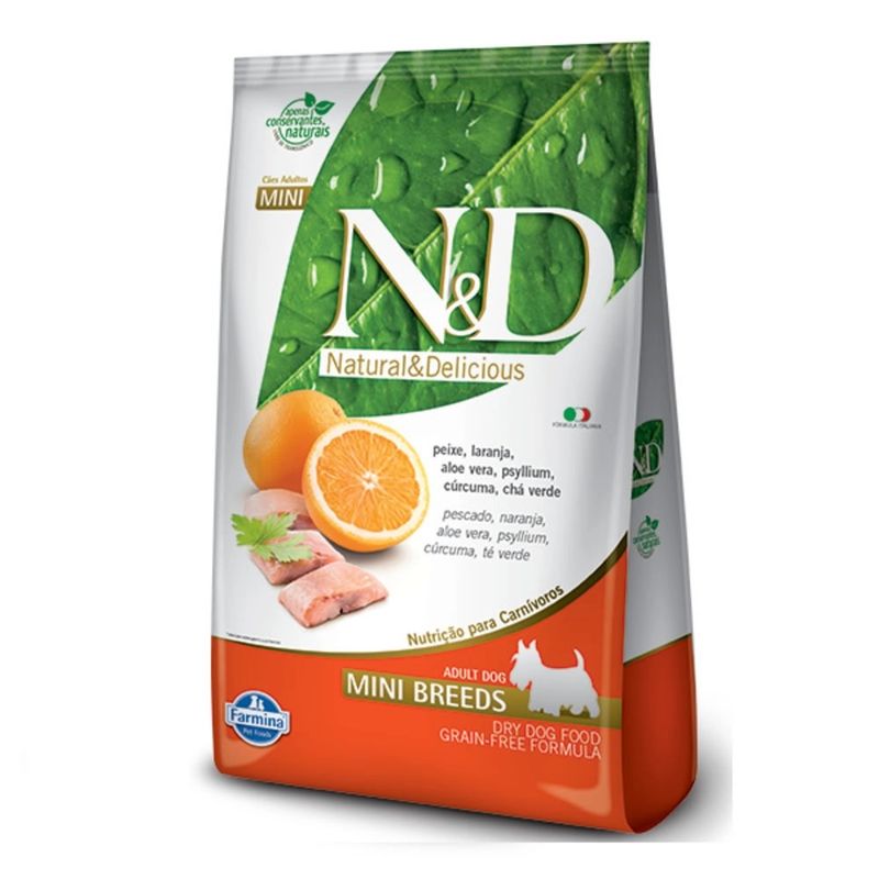 Foto-do-produto-Racao-N-D-Grain-Free-Caes-Adultos-Mini-Peixe-800g-no-pet-shop-online-da-Tudo-de-Bicho