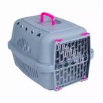 Foto-do-produto-Caixa-De-Transporte-Durapets-Falcon-Neon-Elegance-Rosa-Nº2-no-petshop-online-da-Tudo-de-Bicho