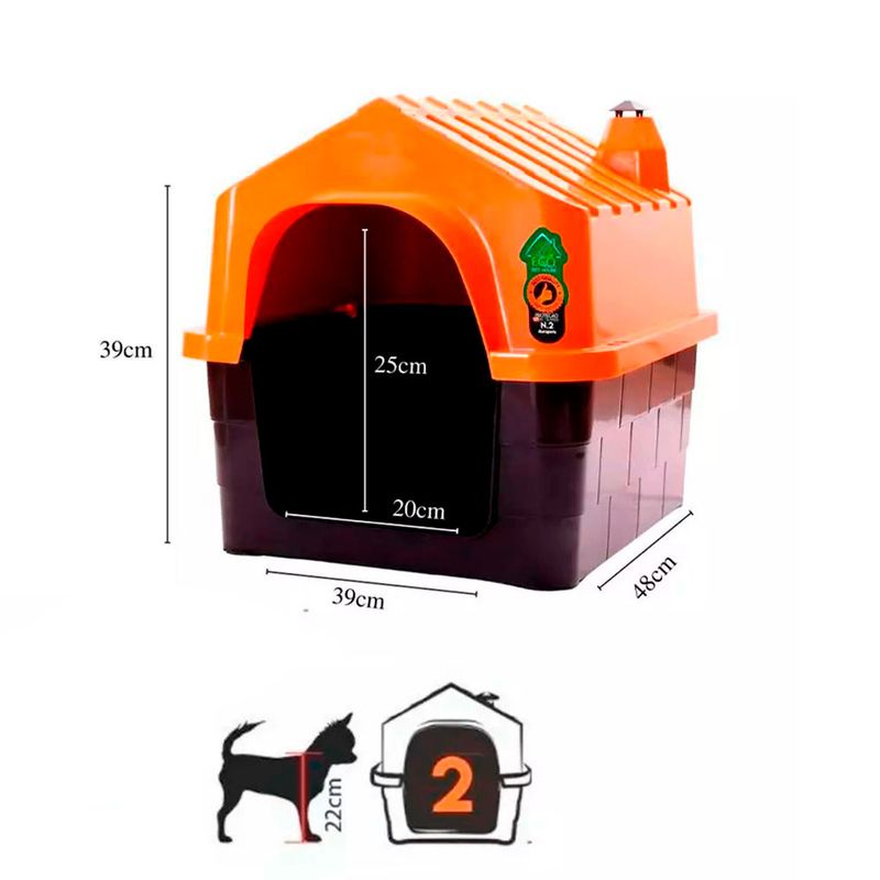 Foto-do-produto-Casa-Durapets-Plastica-Durahouse-Laranja-N2-no-petshop-online-da-Tudo-de-Bicho