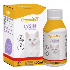 Suplemento Lysin Cat Emulgel Organnact