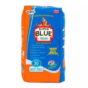 Tapete Higiênico Expet Super Blue Premium 82X60Cm