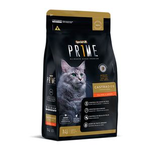 Ração Gatos Special Cat Castrados Prime Salmão e Arroz