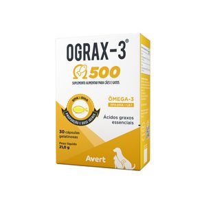 Suplemento Nutricional Avert Ograx 3 com 30 Cápsulas