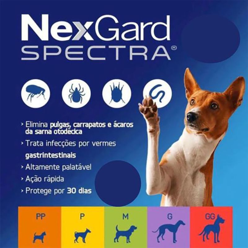 Foto-do-produto-Antipulgas-e-Carrapatos-Nexgard-Spectra-com-3-Tabletes-para-Caes-de-36-a-75kg-no-pet-shop-online-da-Tudo-de-Bicho