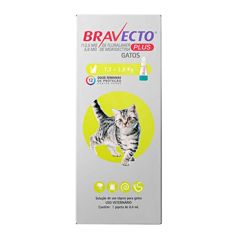 Foto-do-produto-Antipulgas-MSD-Bravecto-Transdermal-Plus-para-Gatos-de-12-a-28kg--1125mg--no-pet-shop-online-da-Tudo-de-Bicho