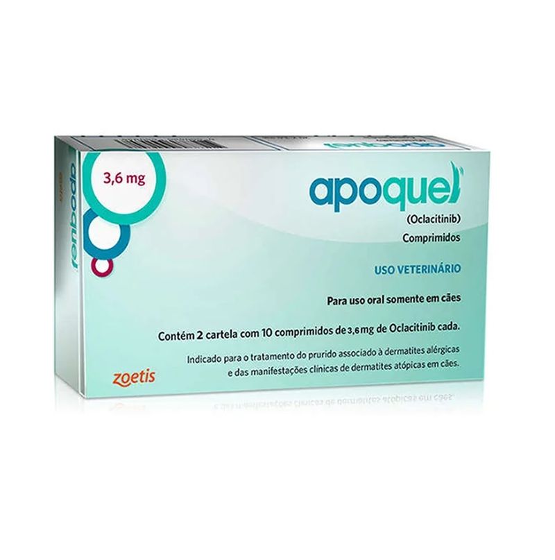 Foto-do-produto-Apoquel-para-Combate-de-Coceiras-em-Caes-Zoetis-Oclaticinib-36mg-no-pet-shop-online-da-Tudo-de-Bicho