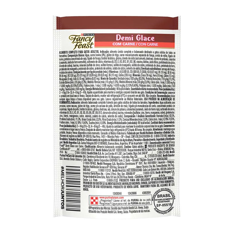 Foto-do-produto-Racao-Umida-Gatos-Demi-Glace-c--Carne-85g-no-pet-shop-online-da-Tudo-de-Bicho