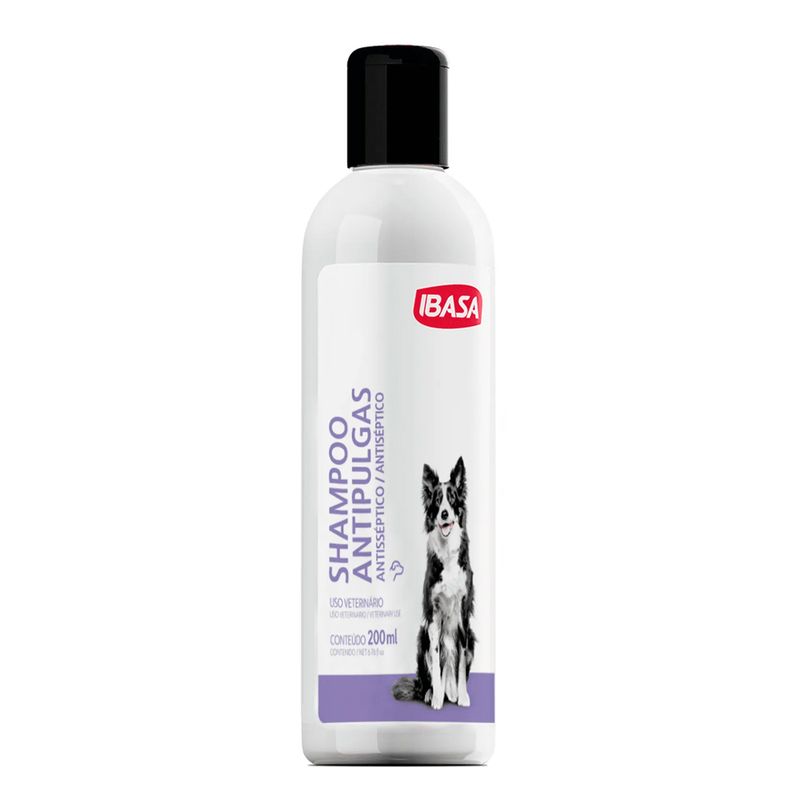 Foto-do-produto-Shampoo-Antipulgas-Ibasa-200ml-no-pet-shop-online-da-Tudo-de-Bicho