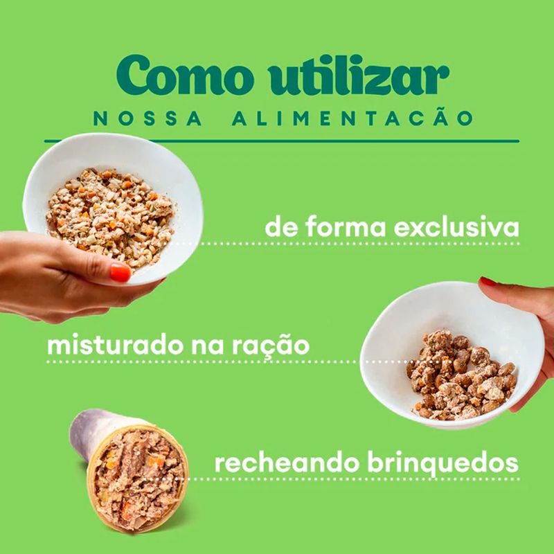 Foto do produto Ração Úmida Pet Delicia Natural para Cães Adultos Carreteiro Suíno 320g no pet shop online da Tudo de Bicho