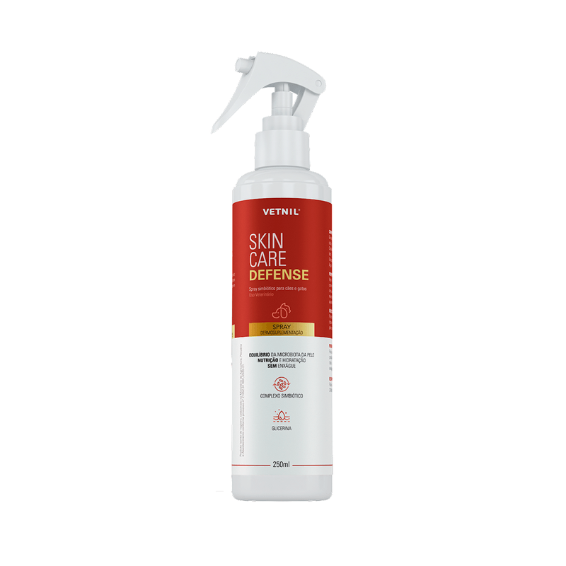 Foto-do-produto-Spray-Dermosuplemento-Skin-Care-Defense-Vetnil-250mL-no-pet-shop-online-da-Tudo-de-Bicho