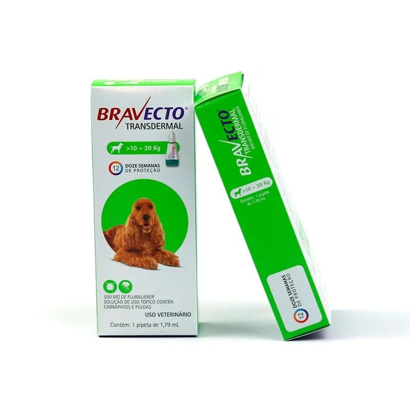 Bravecto Antipulgas e Carrapatos Transdermal Caes - Tudo de Bicho