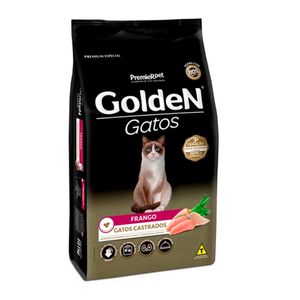Ração Premier Golden para Gatos Adultos Castrados Frango