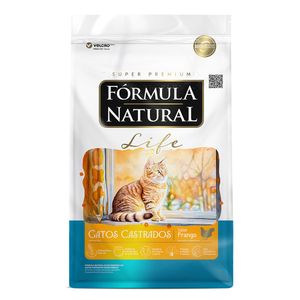 Ração Fórmula Natural Gatos Castrados Frango