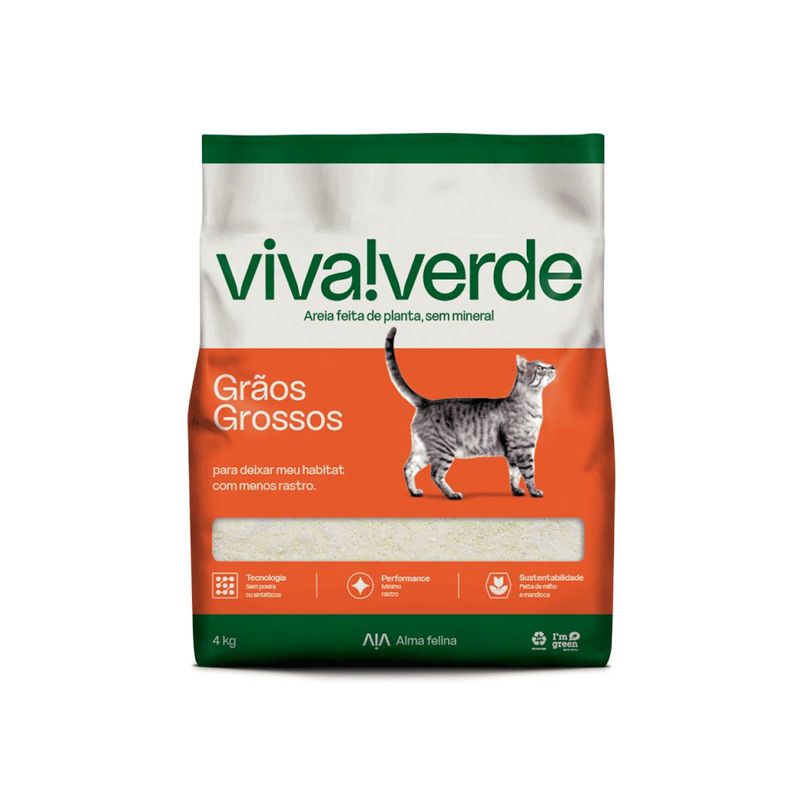 Foto-do-produto-Areia-Higienica-Viva-Verde-Graos-Grossos-Gatos-4kg-no-pet-shop-online-da-Tudo-de-Bicho