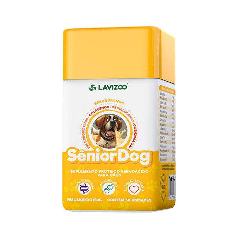 Foto-do-produto-Suplemento-para-Caes-Senior-Dog--Goumert-Lavizoo-150g-no-pet-shop-online-da-Tudo-de-Bicho