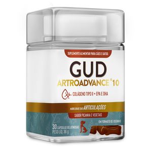 Suplemento GUD Artroadvance 10 para Cães e Gatos com