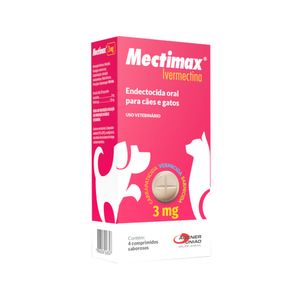 Vermífugo Agener Blister Mectimax 4 Comprimidos