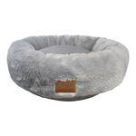 Foto-do-produto-Cama-para-Caes-e-Gatos-Nuvem-Pelucia-Fabrica-Pet-Cinza-P-no-pet-shop-online-da-Tudo-de-Bicho