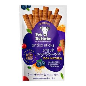 Petisco Pet Delícia Cães Antiox Sticks