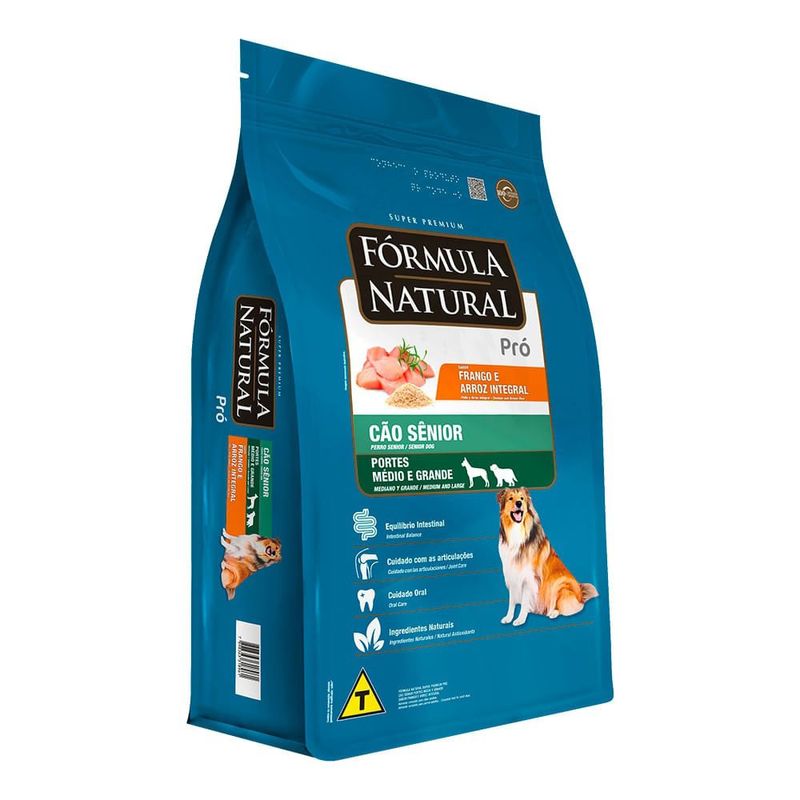 Foto-do-produto-Racao-Formula-Natural-Pro-Caes-Senior-Racas-Medias-e-Grandes-15kg-no-pet-shop-online-da-Tudo-de-Bicho