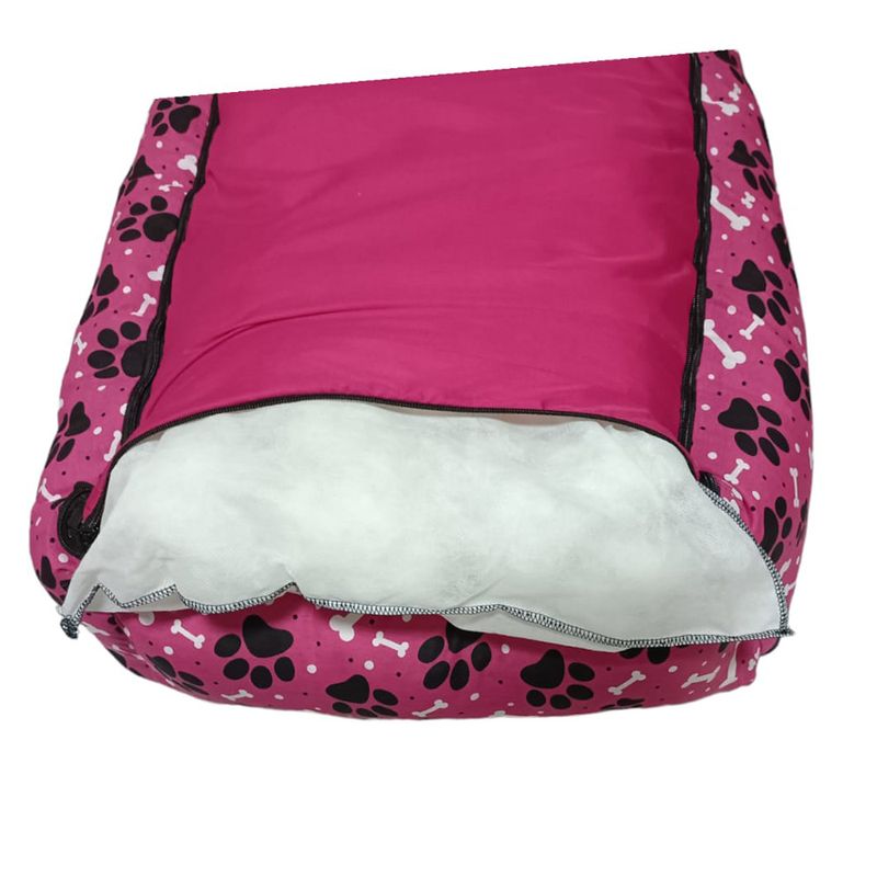 Foto-do-produto-Cama-para-Caes-e-Gatos-CamaPet-Pata-Osso-Rosa-Tamanho-P-no-pet-shop-online-da-Tudo-de-Bicho