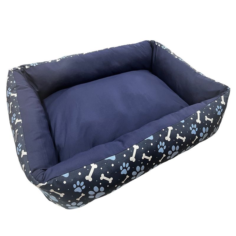 Foto-do-produto-Cama-para-Caes-e-Gatos-CamaPet-Pata-Osso-Azul-Tamanho-P-no-pet-shop-online-da-Tudo-de-Bicho