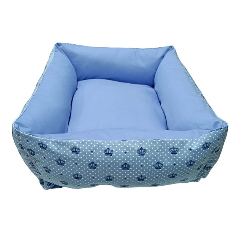 Foto-do-produto-Cama-para-Caes-e-Gatos-CamaPet-Coroa-Azul-Tamanho-P-no-pet-shop-online-da-Tudo-de-Bicho