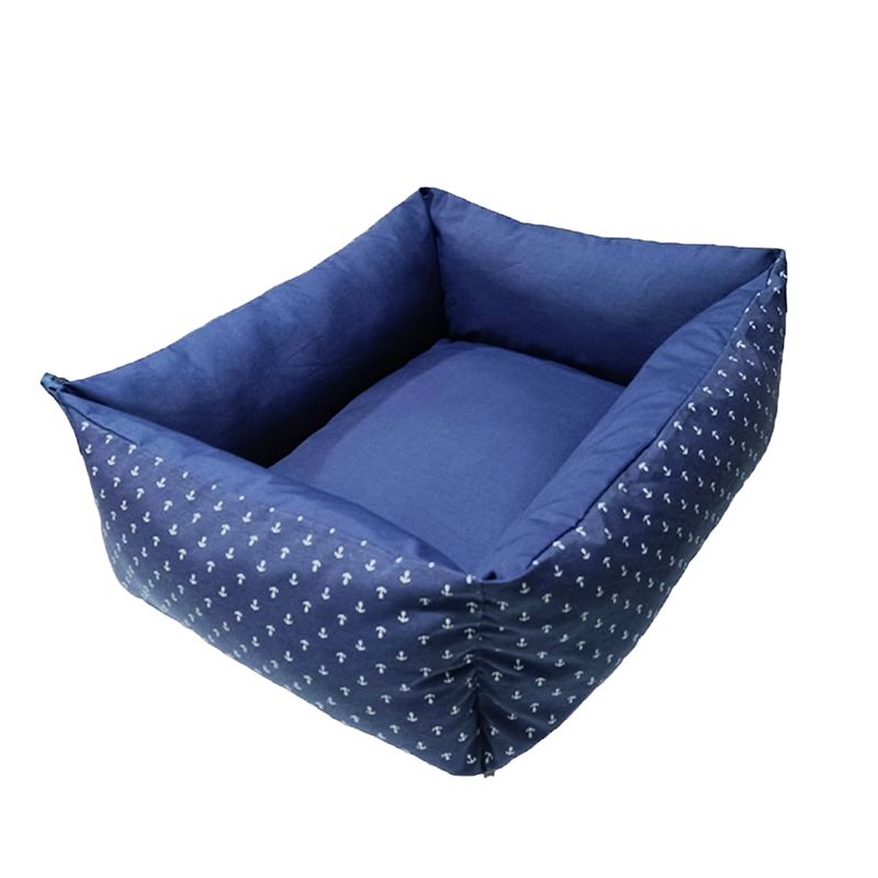 Foto-do-produto-Cama-para-Caes-e-Gatos-CamaPet-Ancora-Azul-Escuro-Tamanho-P-no-pet-shop-online-da-Tudo-de-Bicho