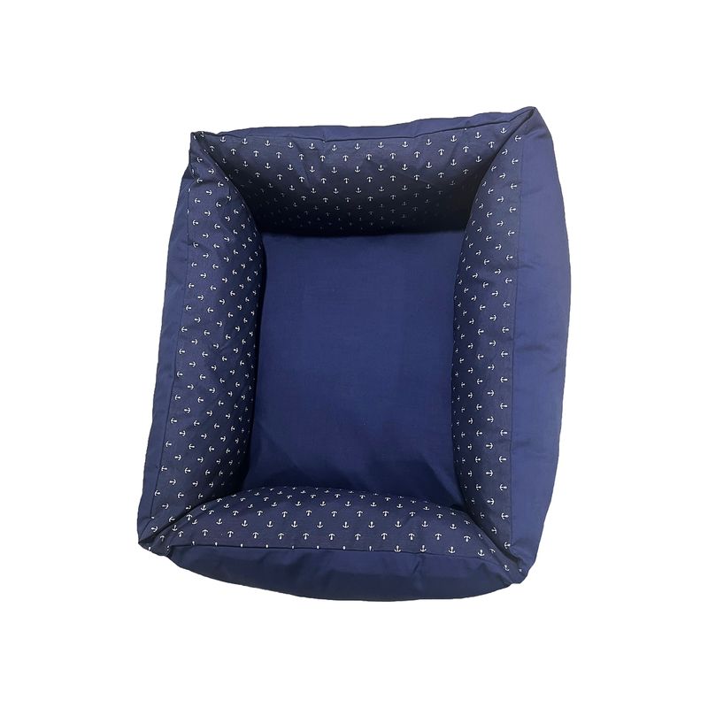 Foto-do-produto-Cama-para-Caes-e-Gatos-CamaPet-Ancora-Azul-Escuro-Tamanho-P-no-pet-shop-online-da-Tudo-de-Bicho