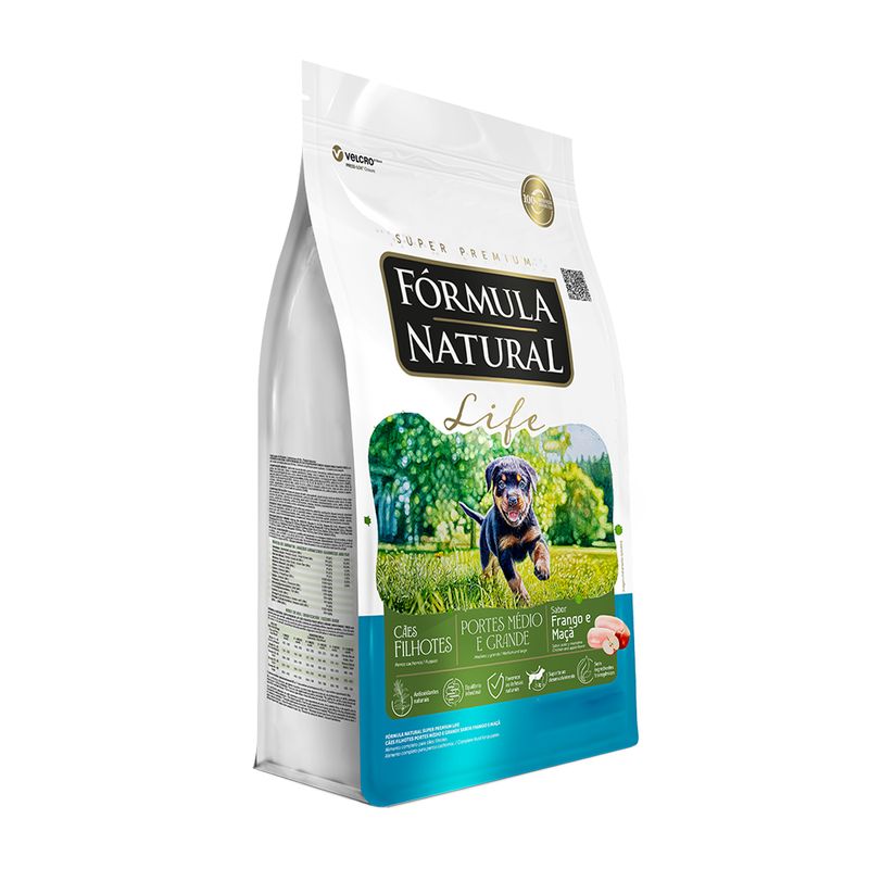 Foto do produto Ração Fórmula Natural Cães Filhotes Raças Médias e Grande 7kg no pet shop online da Tudo de Bicho