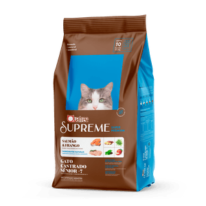 Raçao Quatree Supreme Gatos Castrados Senior 7+