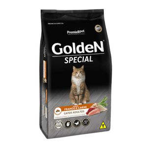 Ração Golden Special para Gatos Adultos Frango e Carne