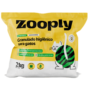 Granulado Higiênico Para Gatos Super Premium Zooply