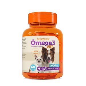 Suplemento Cães e Gatos Omega 3 Vet Botupharma 30 Unidades