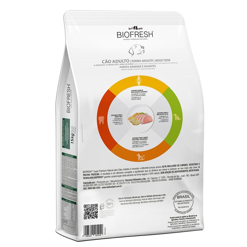 Foto-do-produto-Racao-Biofresh-Caes-Adultos-Racas-Grandes-e-Gigantes-Lombo-e-Abacaxi-15-kg-no-pet-shop-online-da-Tudo-de-Bicho