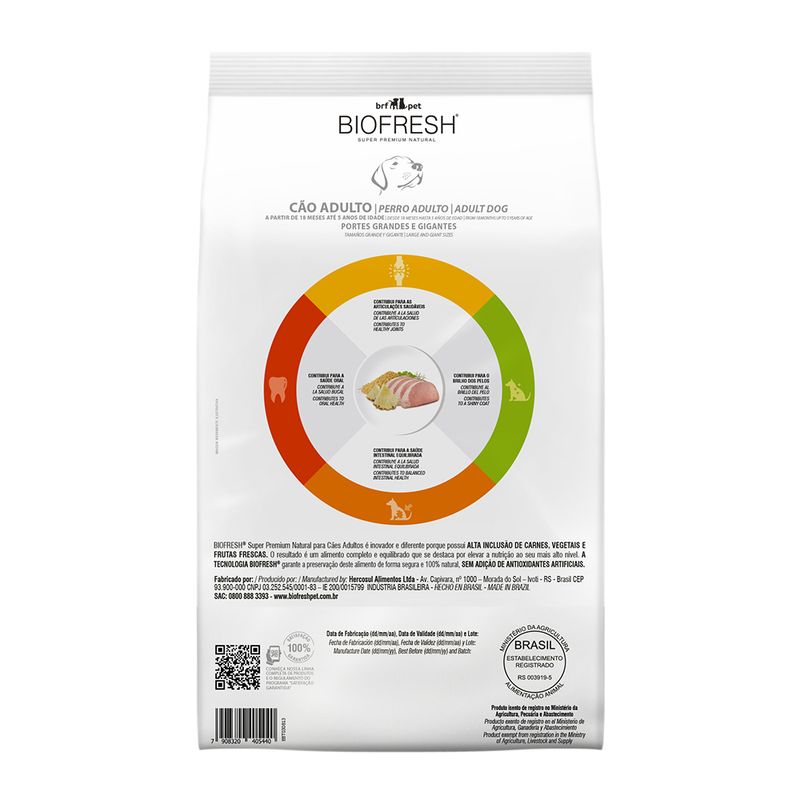 Foto-do-produto-Racao-Biofresh-Caes-Adultos-Racas-Grandes-e-Gigantes-Lombo-e-Abacaxi-15-kg-no-pet-shop-online-da-Tudo-de-Bicho
